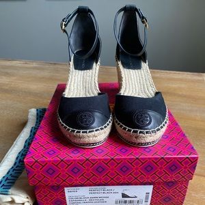 Tory Burch Color Block Espadrille Wedge